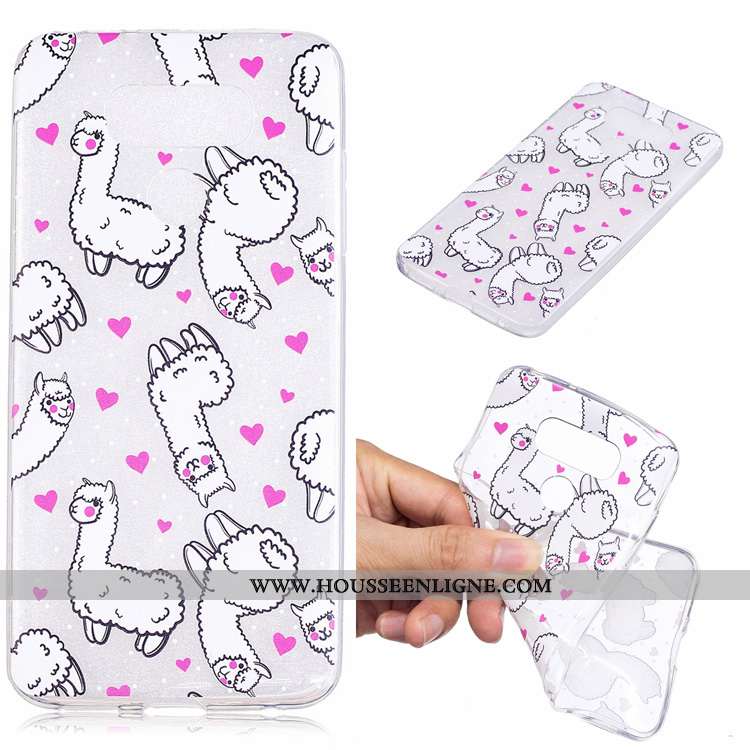 Étui Lg G6 Silicone Protection Dessin Animé Téléphone Portable Vert Tendance Verte