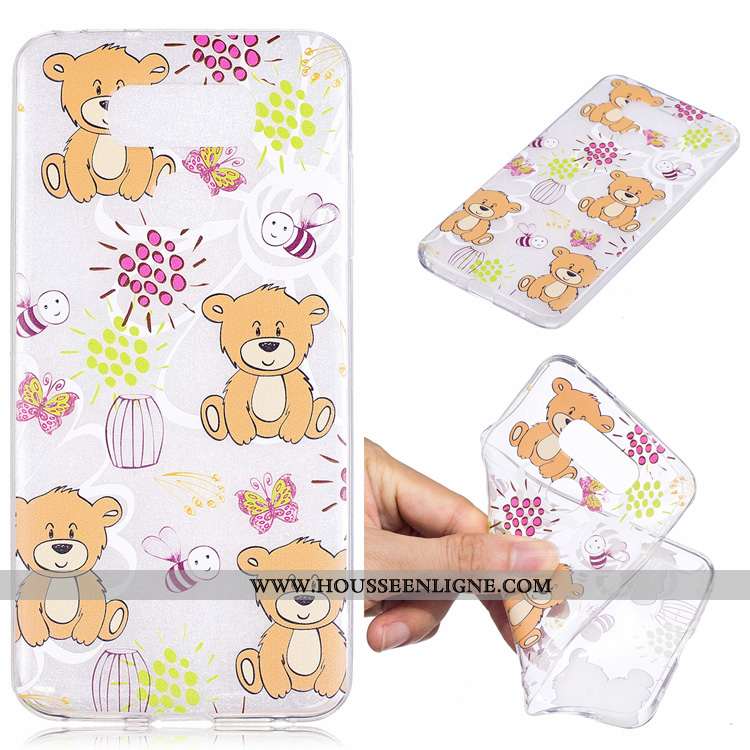 Étui Lg G6 Silicone Protection Dessin Animé Téléphone Portable Vert Tendance Verte