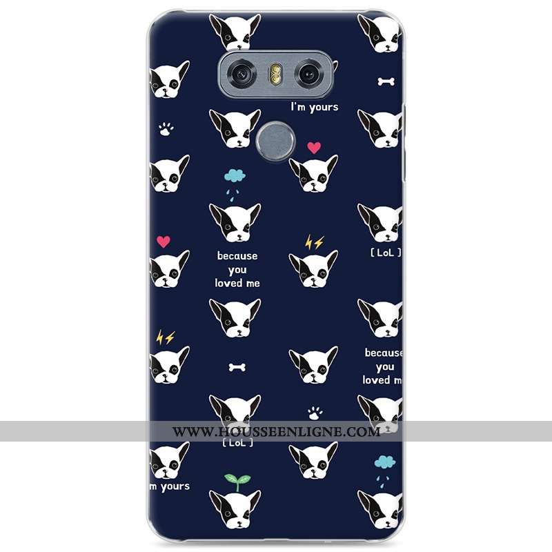 Étui Lg G6 Tendance Protection Difficile Coque Téléphone Portable Bleu Marin Bleu Foncé