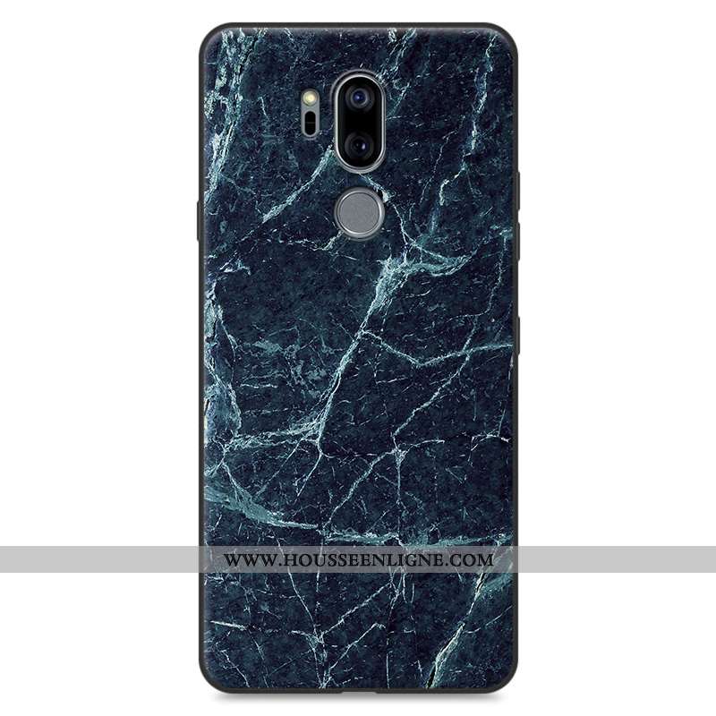Étui Lg G7 Thinq Fluide Doux Silicone Téléphone Portable Kaki Tout Compris Modèle Fleurie En Bois Kh