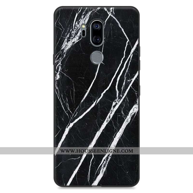 Étui Lg G7 Thinq Fluide Doux Silicone Téléphone Portable Kaki Tout Compris Modèle Fleurie En Bois Kh