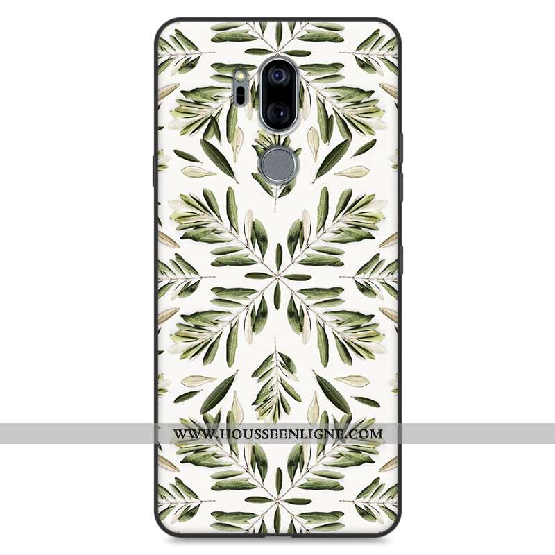 Étui Lg G7 Thinq Protection Dessin Animé Tout Compris Silicone Rose Téléphone Portable
