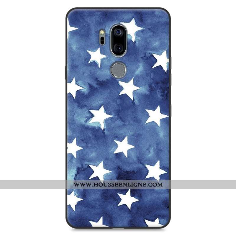Étui Lg G7 Thinq Protection Dessin Animé Tout Compris Silicone Rose Téléphone Portable