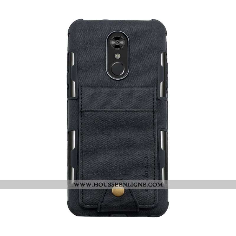 Étui Lg Q Stylus Créatif Cuir Rouge Téléphone Portable Coque Rose