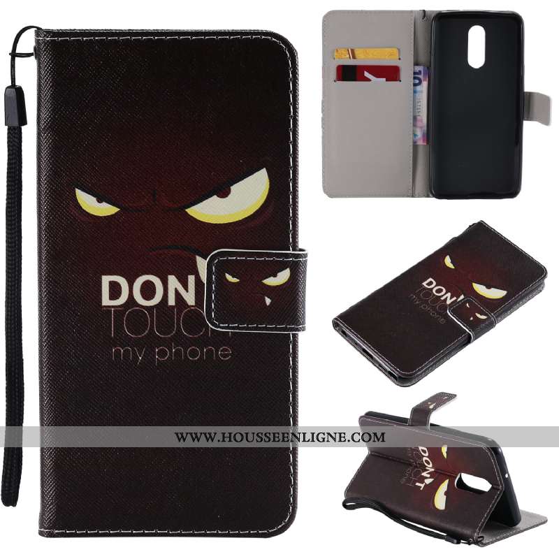 Étui Lg Q Stylus Cuir Protection Blanc Téléphone Portable Incassable Dessin Animé Carte Blanche