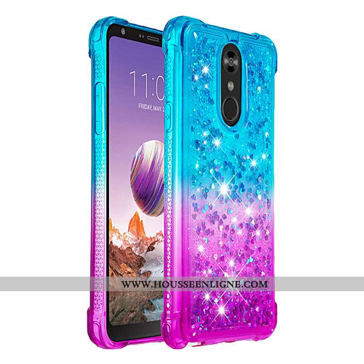 Étui Lg Q Stylus Protection Téléphone Portable Quicksand Rose Coque