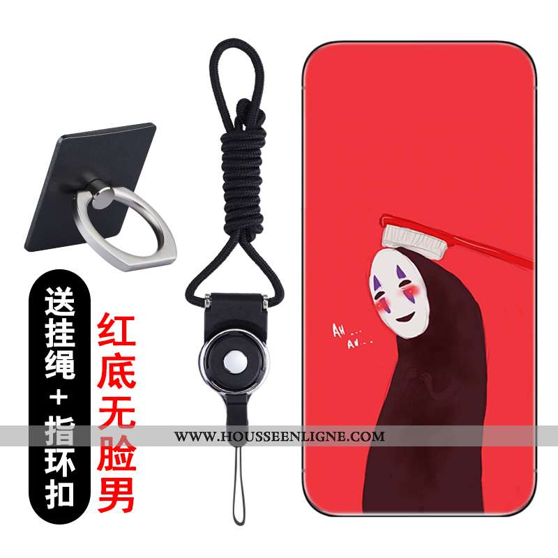 Étui Lg Q6 Créatif Dessin Animé Protection Coque Transparent Téléphone Portable Rose