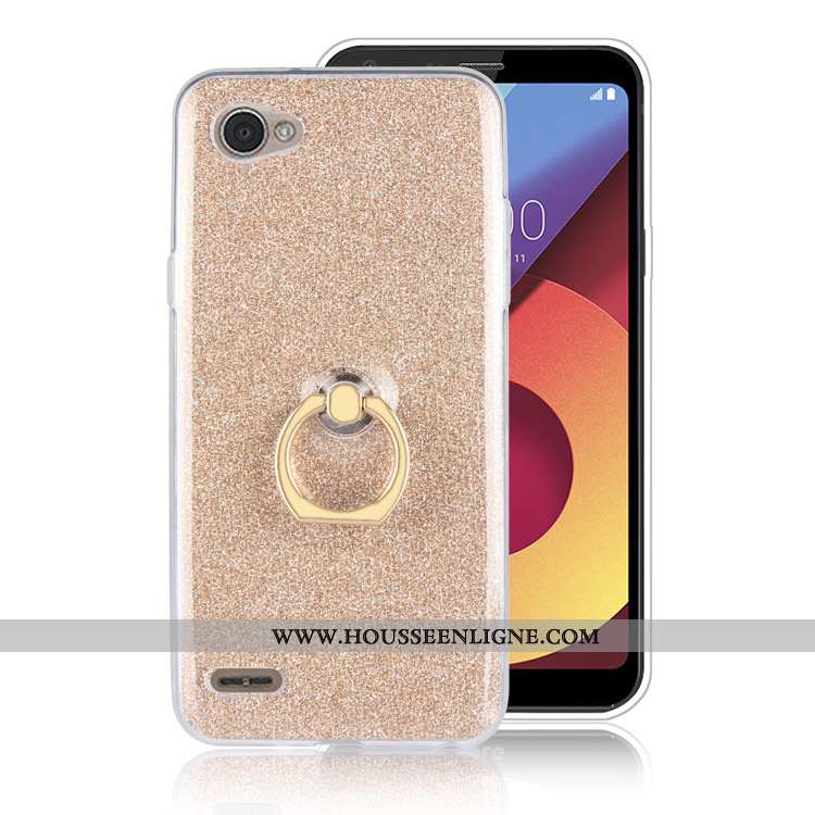 Étui Lg Q6 Fluide Doux Silicone Mini Téléphone Portable Gris Tout Compris