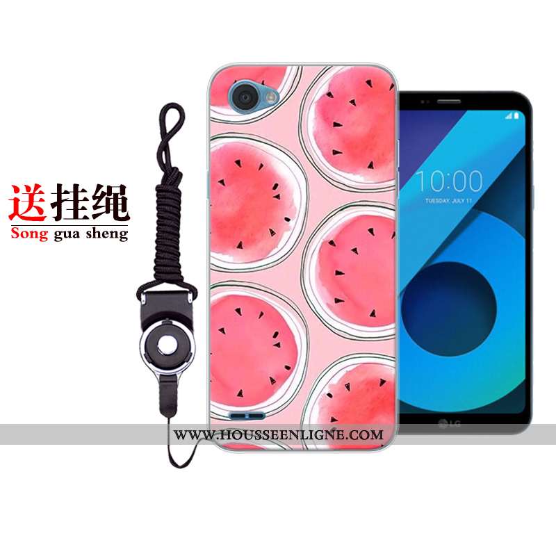 Étui Lg Q6 Personnalité Créatif Protection Bleu Marin Téléphone Portable Charmant Tout Compris Bleu 