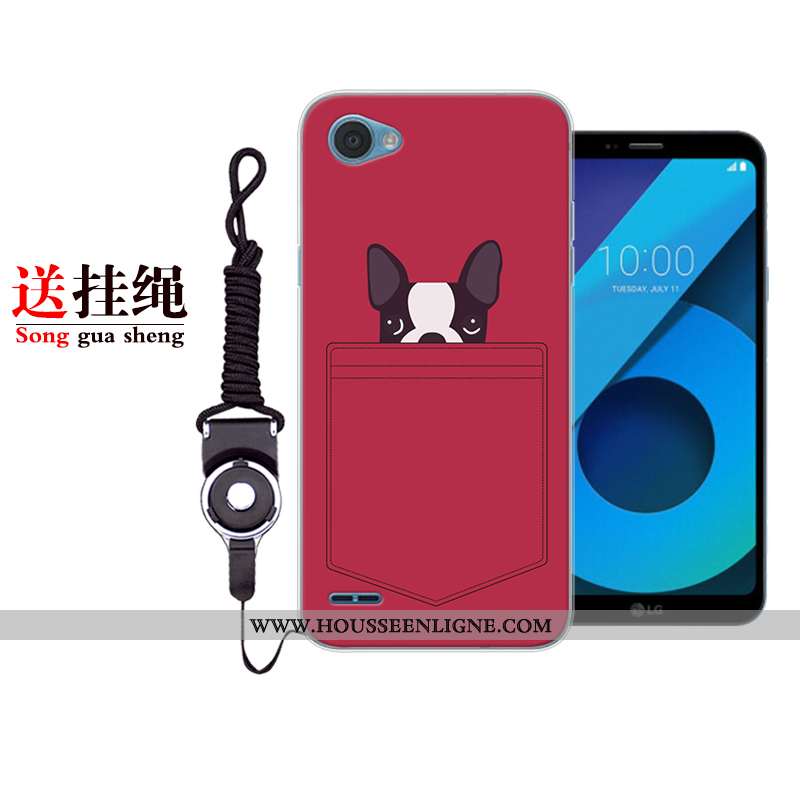 Étui Lg Q6 Personnalité Créatif Protection Bleu Marin Téléphone Portable Charmant Tout Compris Bleu 