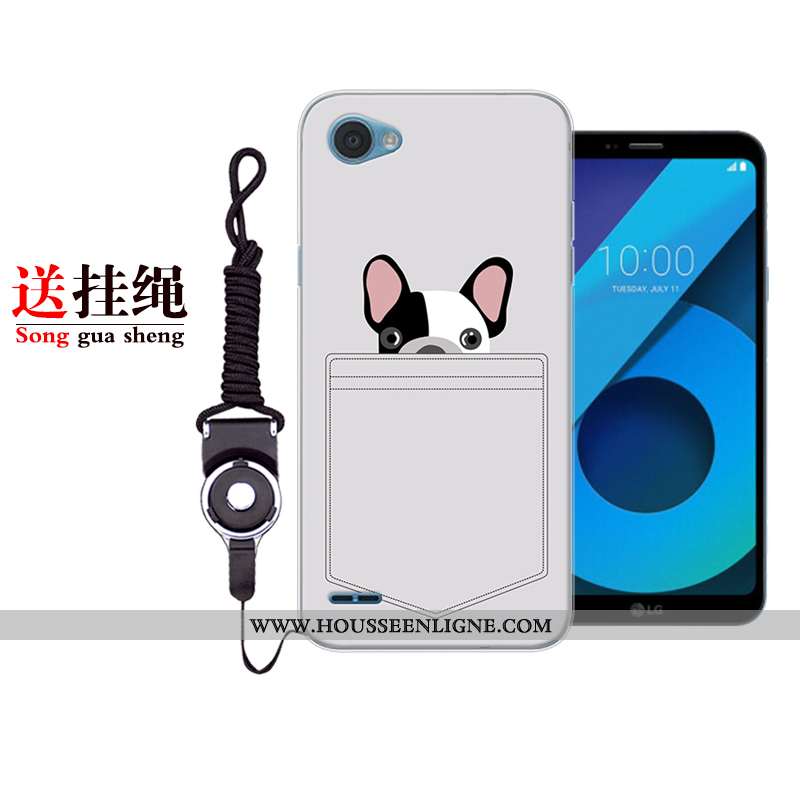Étui Lg Q6 Personnalité Créatif Protection Bleu Marin Téléphone Portable Charmant Tout Compris Bleu 