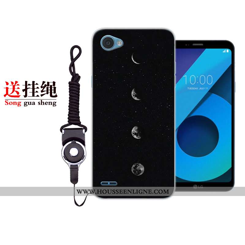 Étui Lg Q6 Personnalité Créatif Protection Bleu Marin Téléphone Portable Charmant Tout Compris Bleu 
