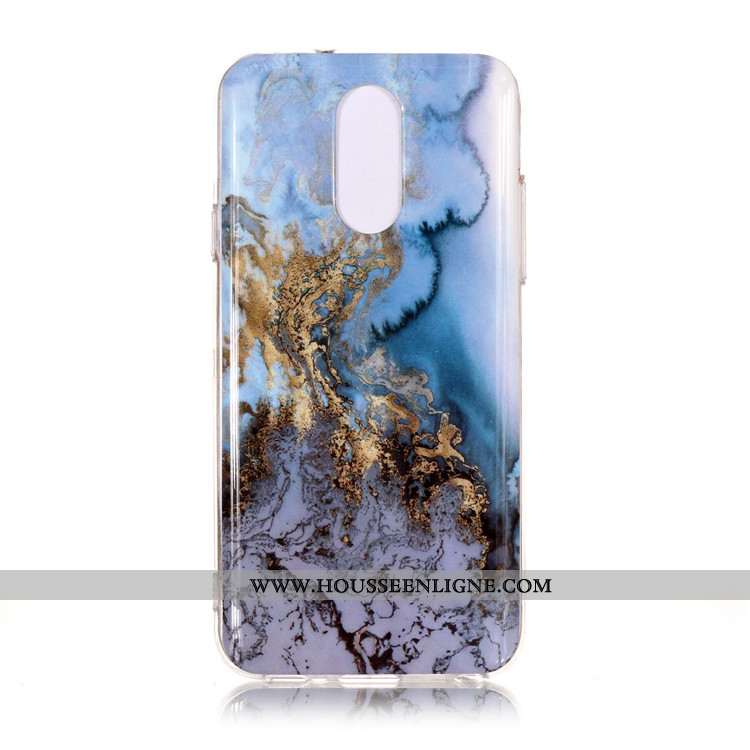 Étui Lg Q7 Protection Bleu Vent Téléphone Portable Grand Simple