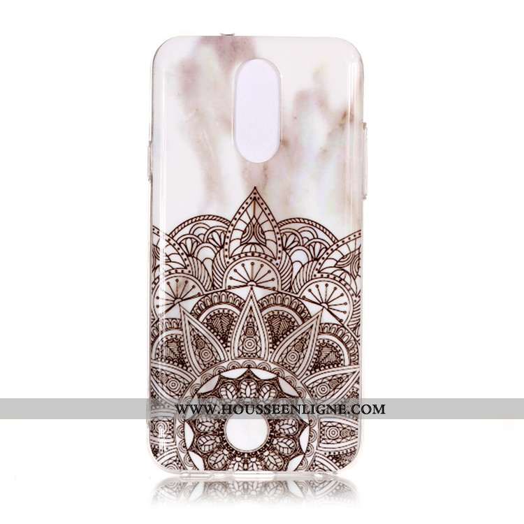 Étui Lg Q7 Protection Bleu Vent Téléphone Portable Grand Simple