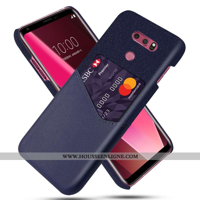 Étui Lg V30 Protection Créatif Incassable Tendance Carte Business Gris