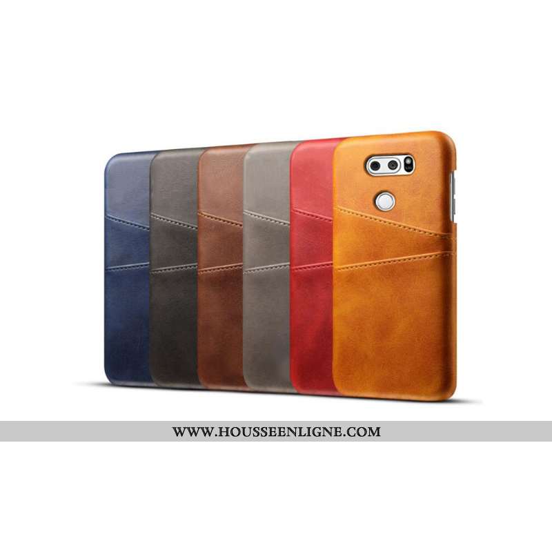 Étui Lg V30 Protection Créatif Incassable Tendance Carte Business Gris