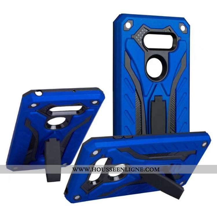 Étui Lg V30 Protection Outdoor Bleu Coque Support Vent Europe