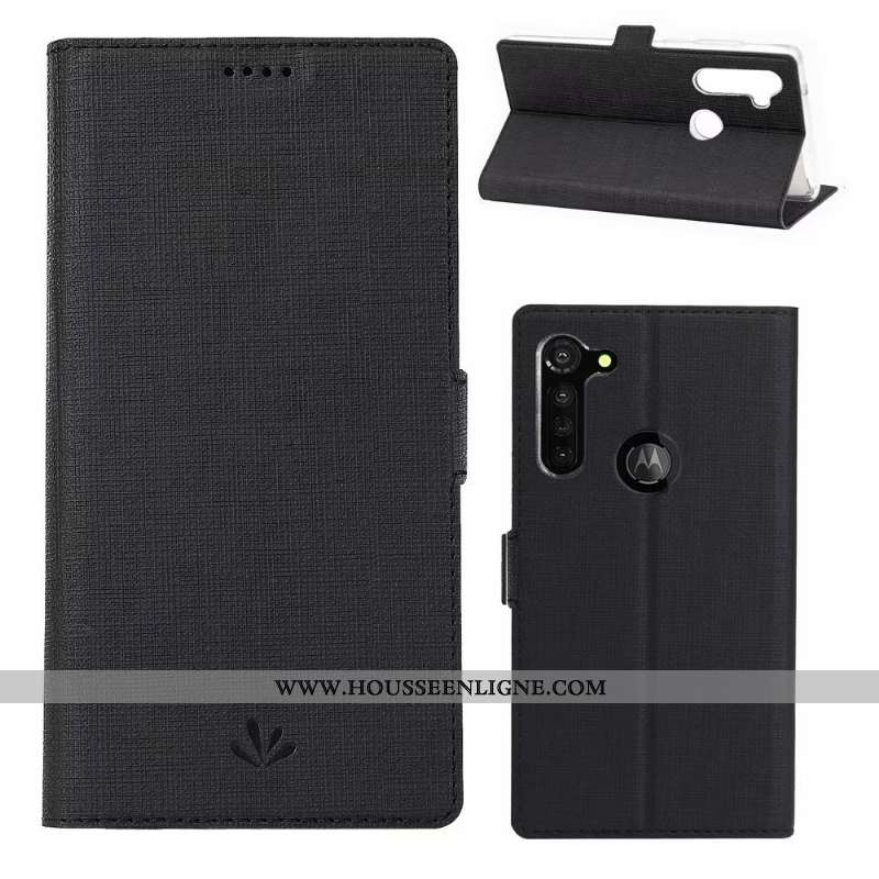Étui Moto G Pro Cuir Modèle Fleurie Portefeuille Carte Rouge Tissu Coque Rose