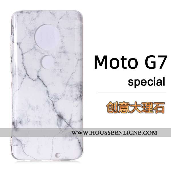 Étui Moto G7 Mode Vent Grand Coque Europe Téléphone Portable Noir