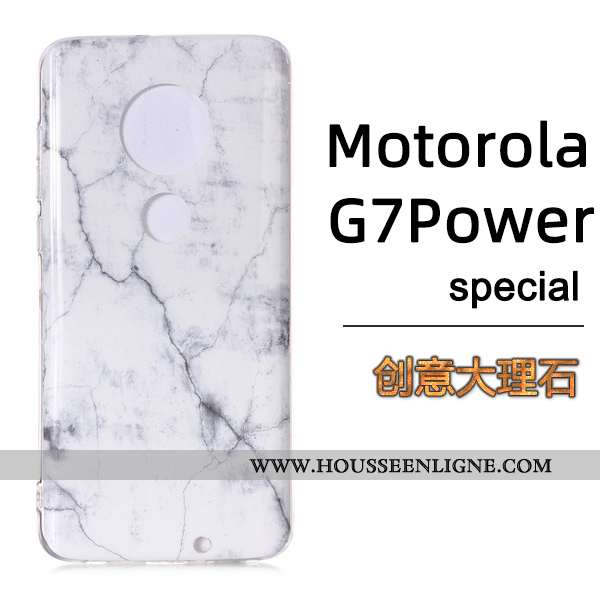 Étui Moto G7 Mode Vent Grand Coque Europe Téléphone Portable Noir