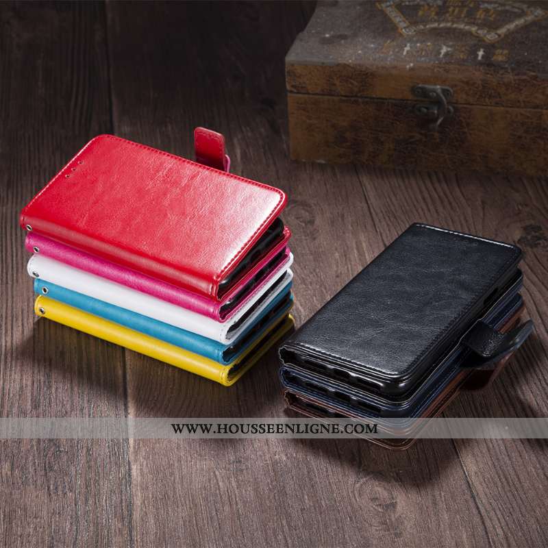 Étui Moto G7 Play Protection Vintage Portefeuille Europe Rouge Clamshell Téléphone Portable