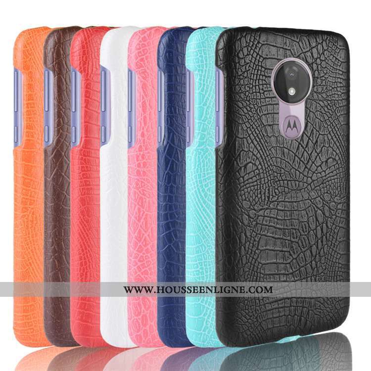 Étui Moto G7 Power Créatif Modèle Fleurie Coque Business Téléphone Portable Noir