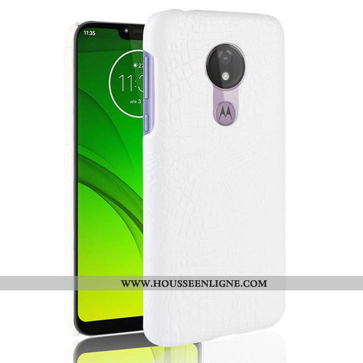 Étui Moto G7 Power Créatif Modèle Fleurie Coque Business Téléphone Portable Noir