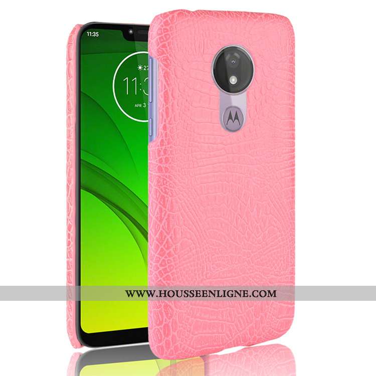 Étui Moto G7 Power Créatif Modèle Fleurie Coque Business Téléphone Portable Noir