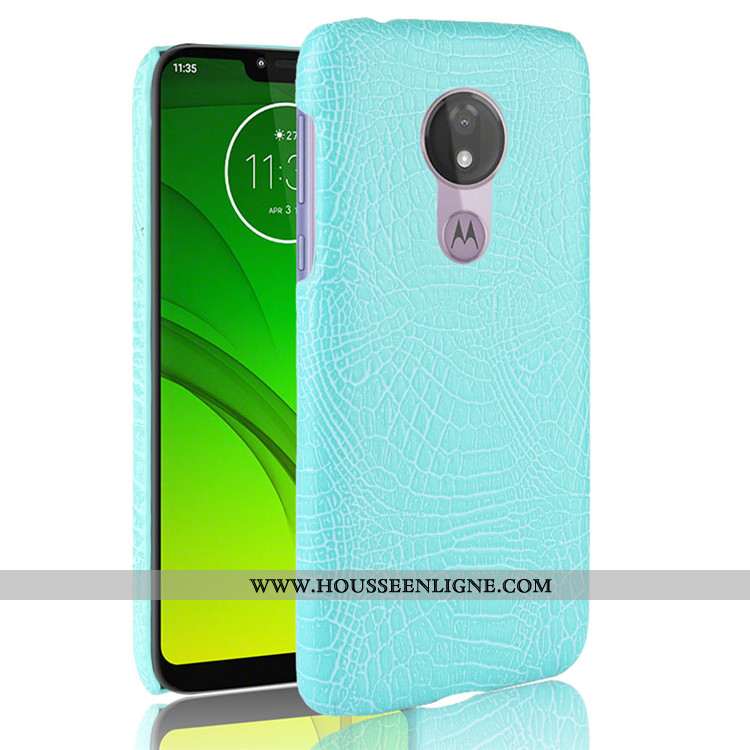 Étui Moto G7 Power Créatif Modèle Fleurie Coque Business Téléphone Portable Noir