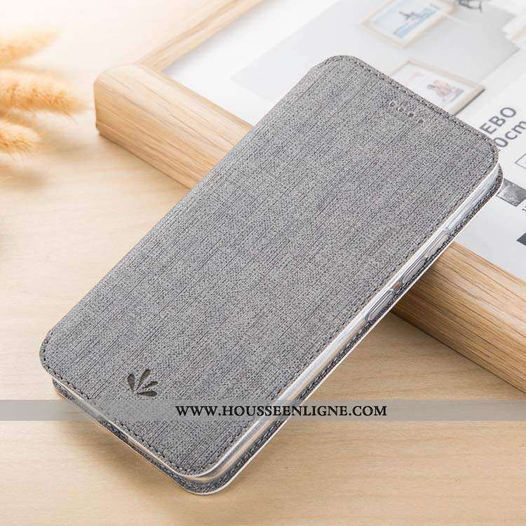 Étui Moto G7 Power Fluide Doux Silicone Tout Compris Bleu Coque Incassable Tissu