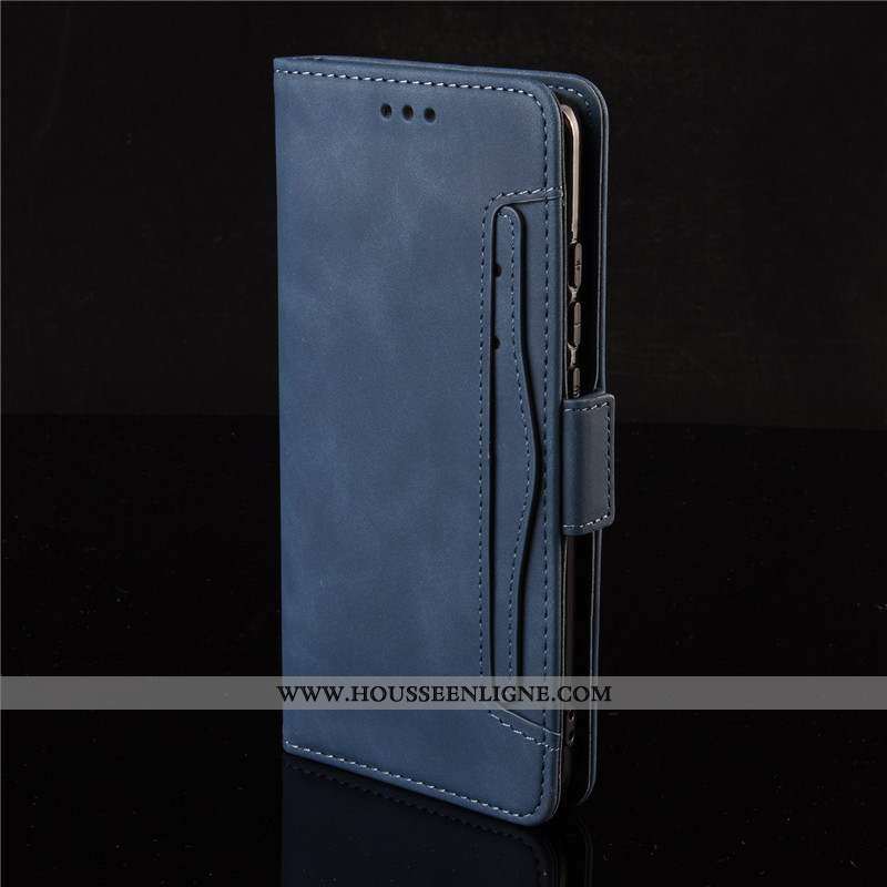 Étui Moto G8 Plus Protection Cuir Housse Téléphone Portable 2020 Noir