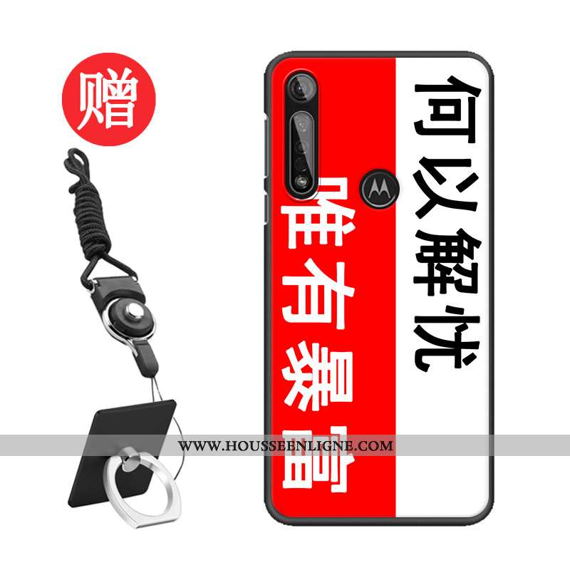 Étui Moto G8 Plus Tendance Protection Modèle Téléphone Portable Bleu Coque Tempérer