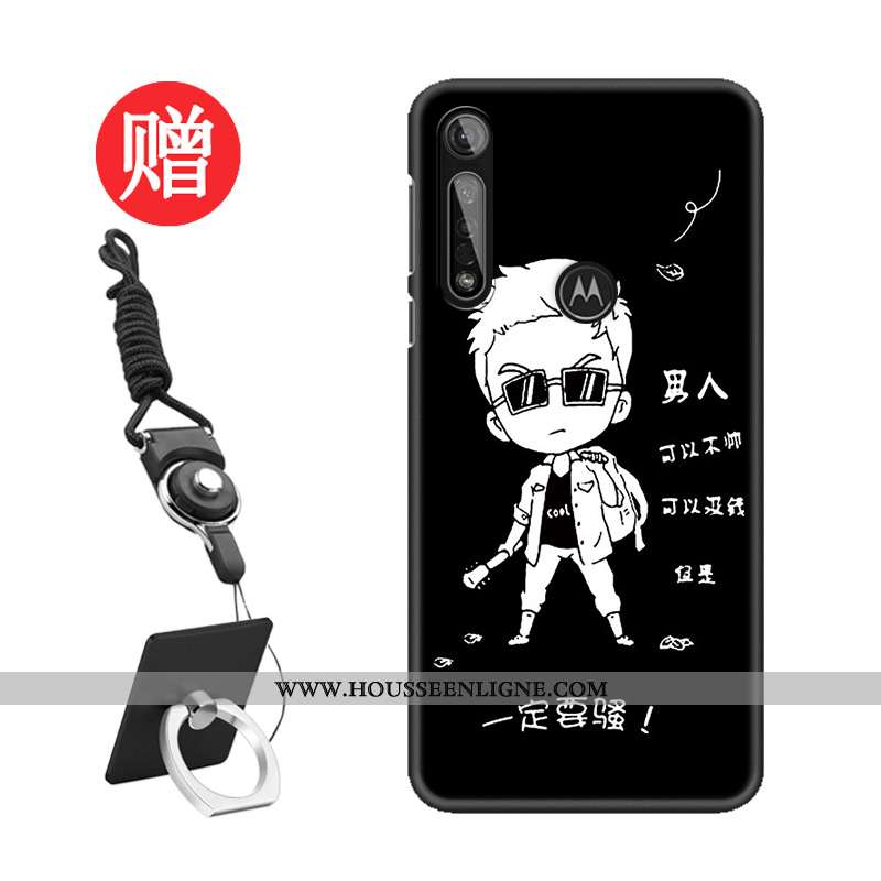 Étui Moto G8 Plus Tendance Protection Modèle Téléphone Portable Bleu Coque Tempérer