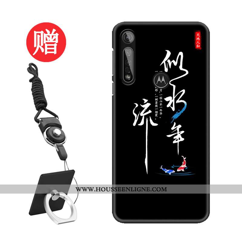 Étui Moto G8 Plus Tendance Protection Modèle Téléphone Portable Bleu Coque Tempérer
