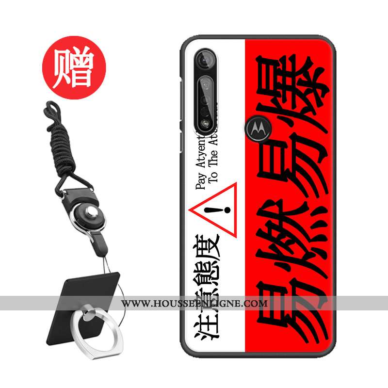 Étui Moto G8 Plus Tendance Protection Modèle Téléphone Portable Bleu Coque Tempérer