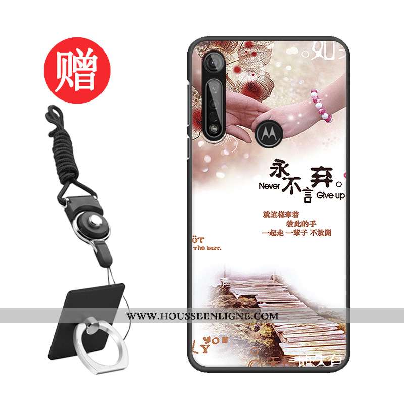 Étui Moto G8 Plus Tendance Protection Modèle Téléphone Portable Bleu Coque Tempérer