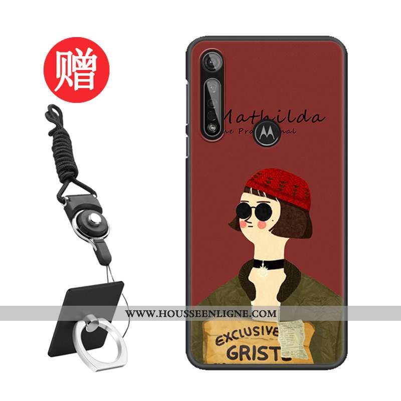Étui Moto G8 Plus Tendance Protection Modèle Téléphone Portable Bleu Coque Tempérer