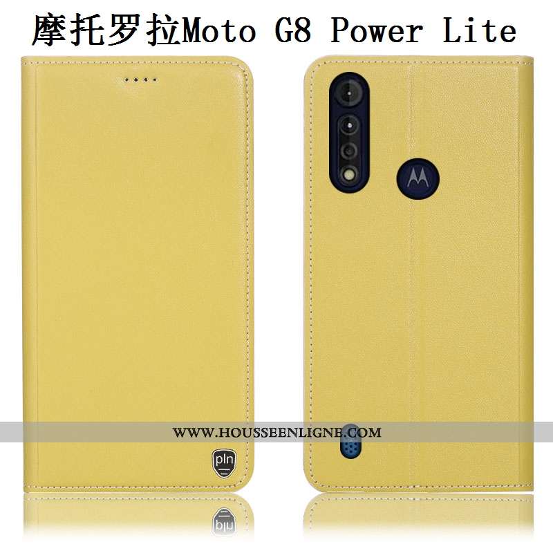 Étui Moto G8 Power Lite Modèle Fleurie Protection Housse Incassable Noir Téléphone Portable