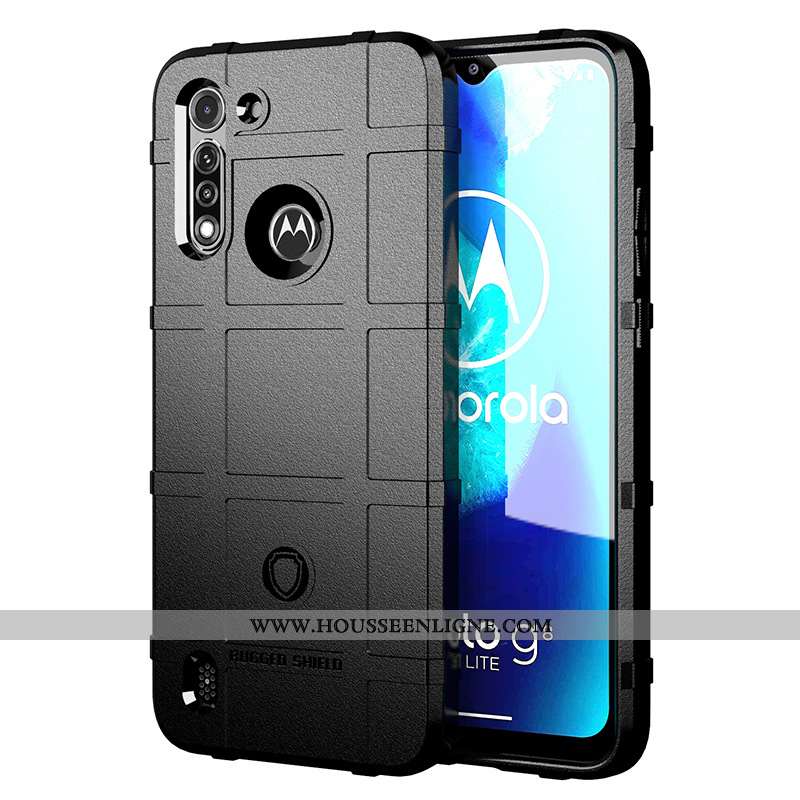 Étui Moto G8 Power Lite Protection Silicone Téléphone Portable Vert Coque Incassable Verte