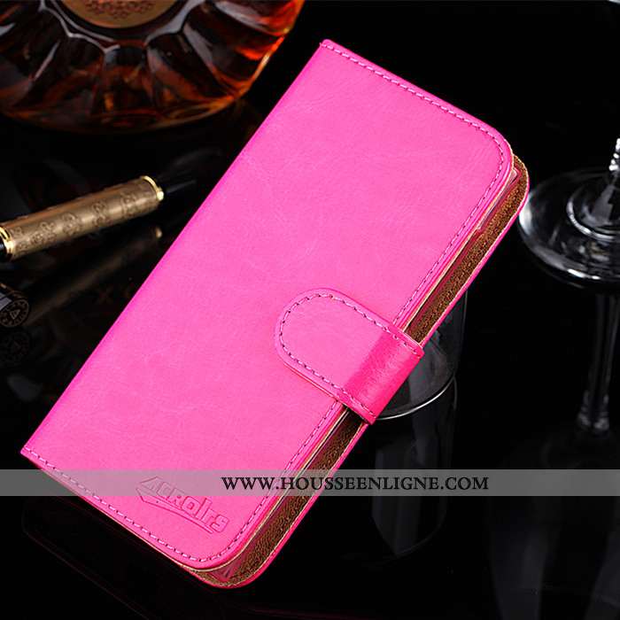 Étui Motorola Edge Protection Délavé En Daim Tissu Cuir Téléphone Portable Coque Bleu