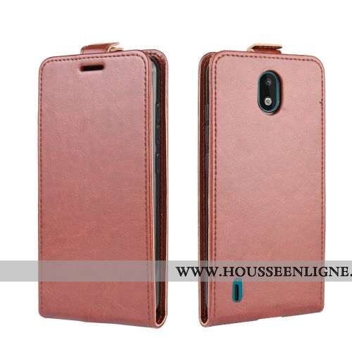 Étui Nokia 1.3 Portefeuille Tendance Support Cuir Téléphone Portable Business Marron