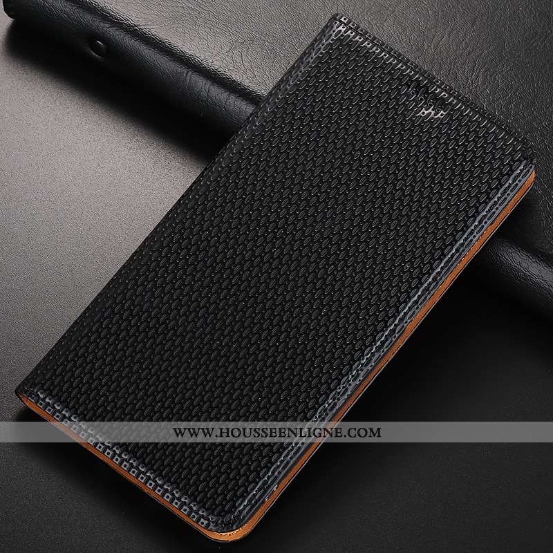 Étui Nokia 1 Plus Cuir Modèle Fleurie Protection Véritable Noir Jours Incassable