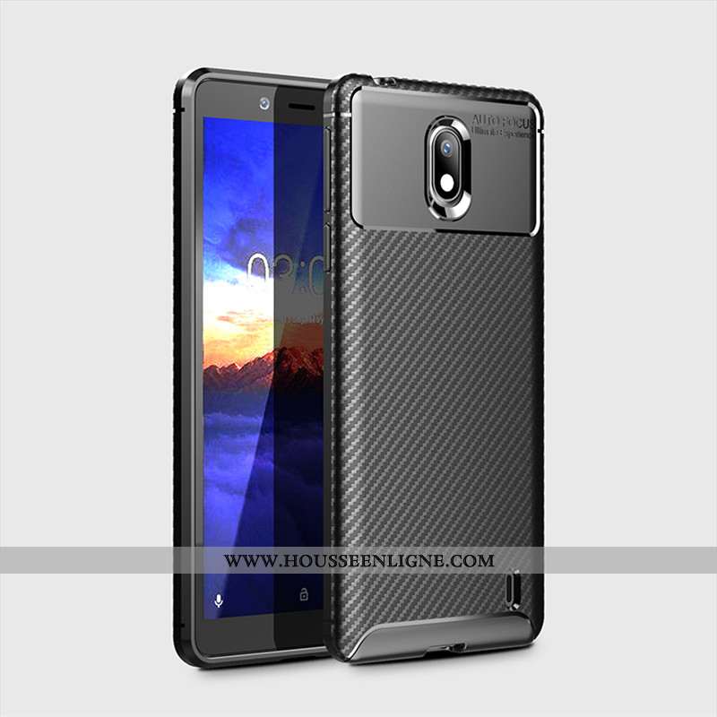 Étui Nokia 1 Plus Protection Délavé En Daim Fluide Doux Téléphone Portable Modèle Fleurie Fibre Marr