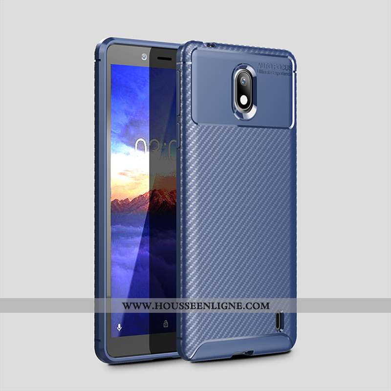 Étui Nokia 1 Plus Protection Délavé En Daim Fluide Doux Téléphone Portable Modèle Fleurie Fibre Marr
