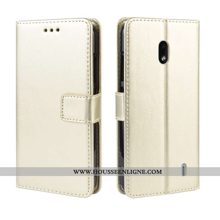 Étui Nokia 2.2 Ornements Suspendus Portefeuille Protection Housse Cuir Téléphone Portable Doré
