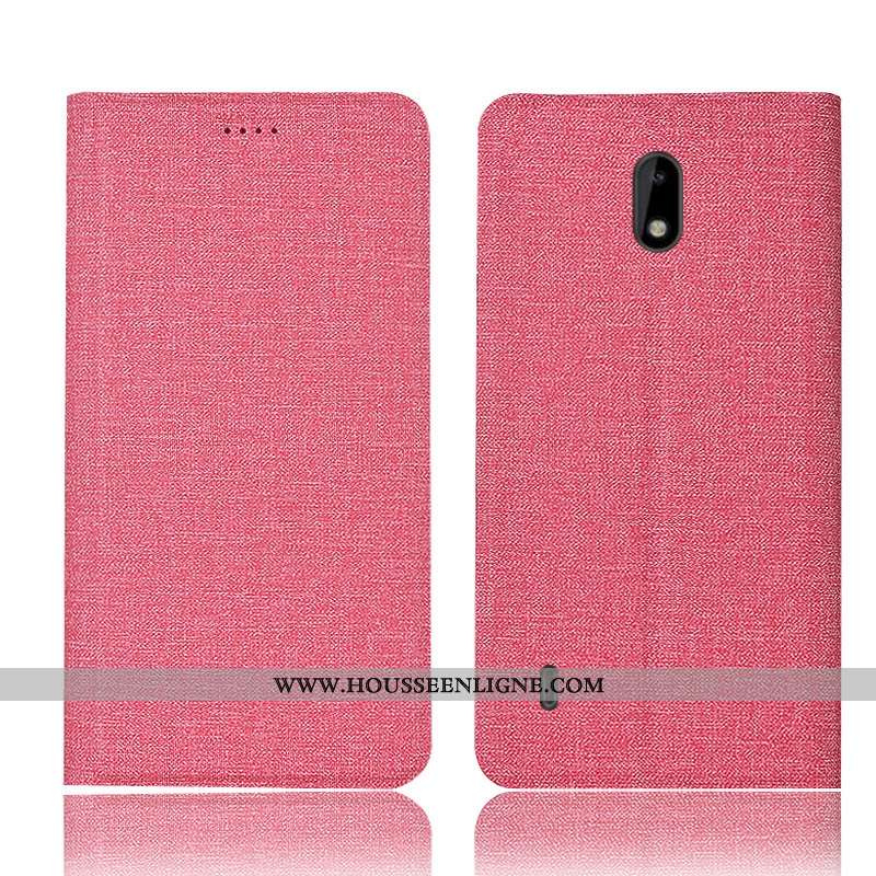 Étui Nokia 2.2 Protection Cuir Coque Tout Compris Lin Gris