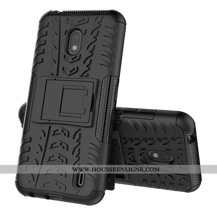 Étui Nokia 2.2 Silicone Protection Bordure Violet Coque Incassable