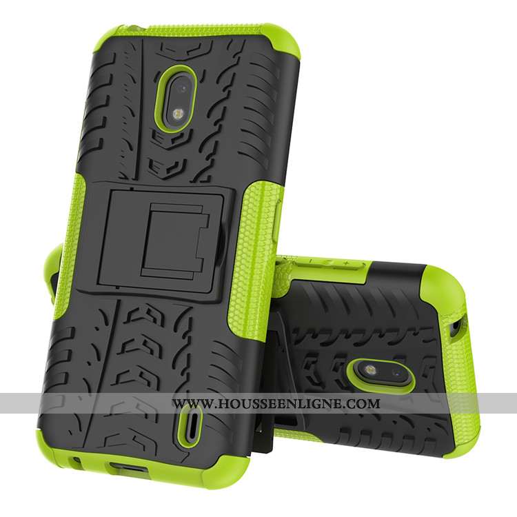 Étui Nokia 2.2 Silicone Protection Bordure Violet Coque Incassable