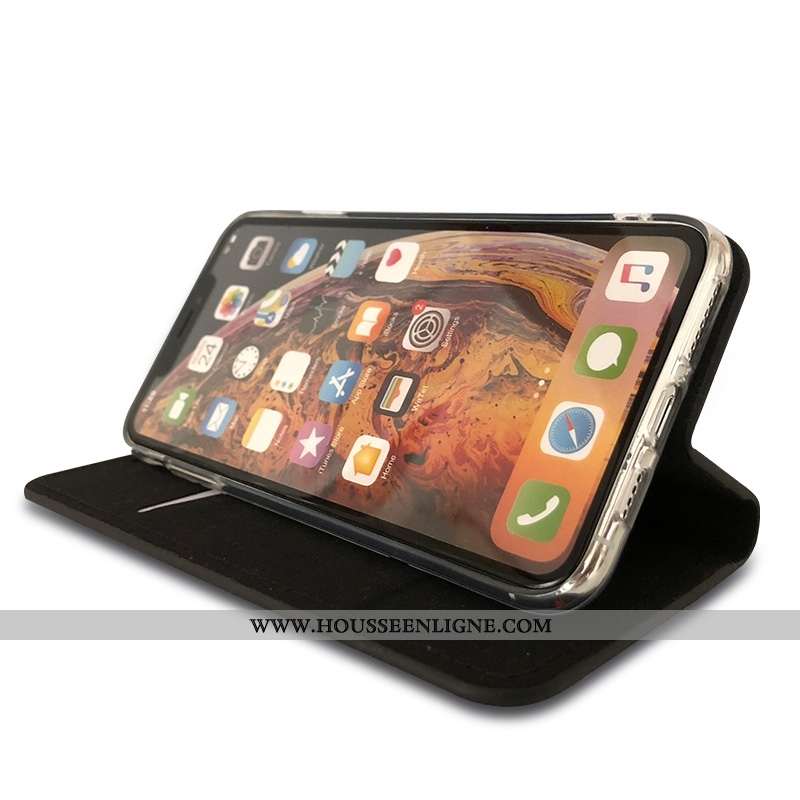 Étui Nokia 2.2 Silicone Protection Housse Coque Cuir Noir
