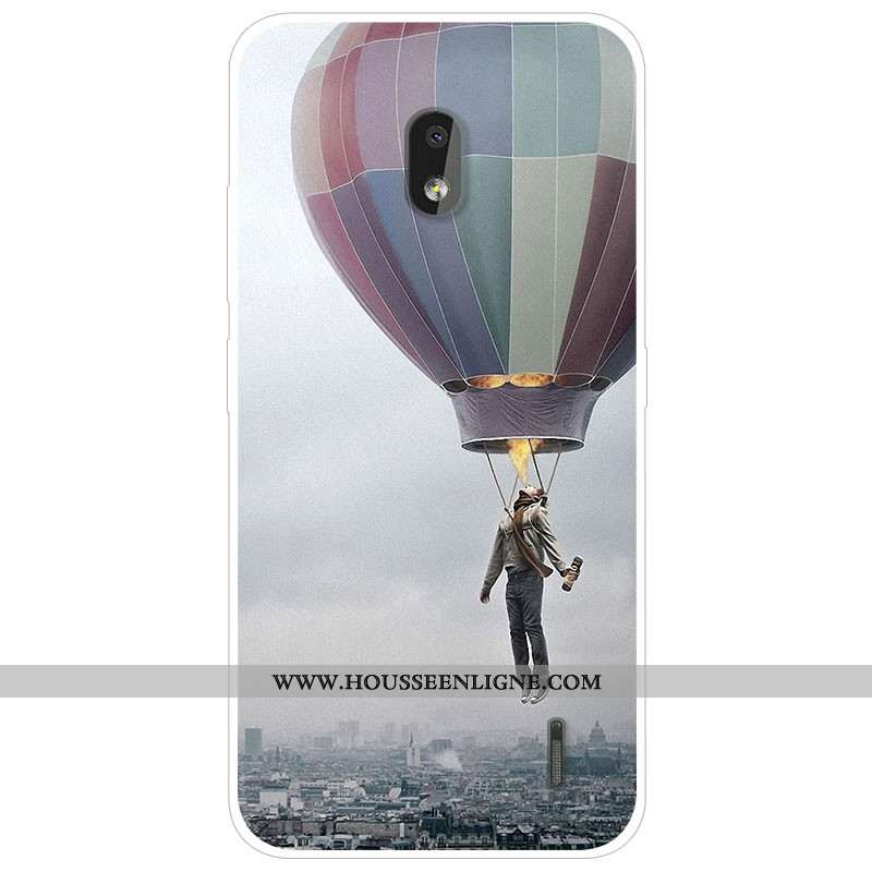 Étui Nokia 2.2 Tendance Silicone Téléphone Portable Protection Gris Dessin Animé Coque